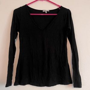 Charlotte Russe Black Long Sleeve Shirt